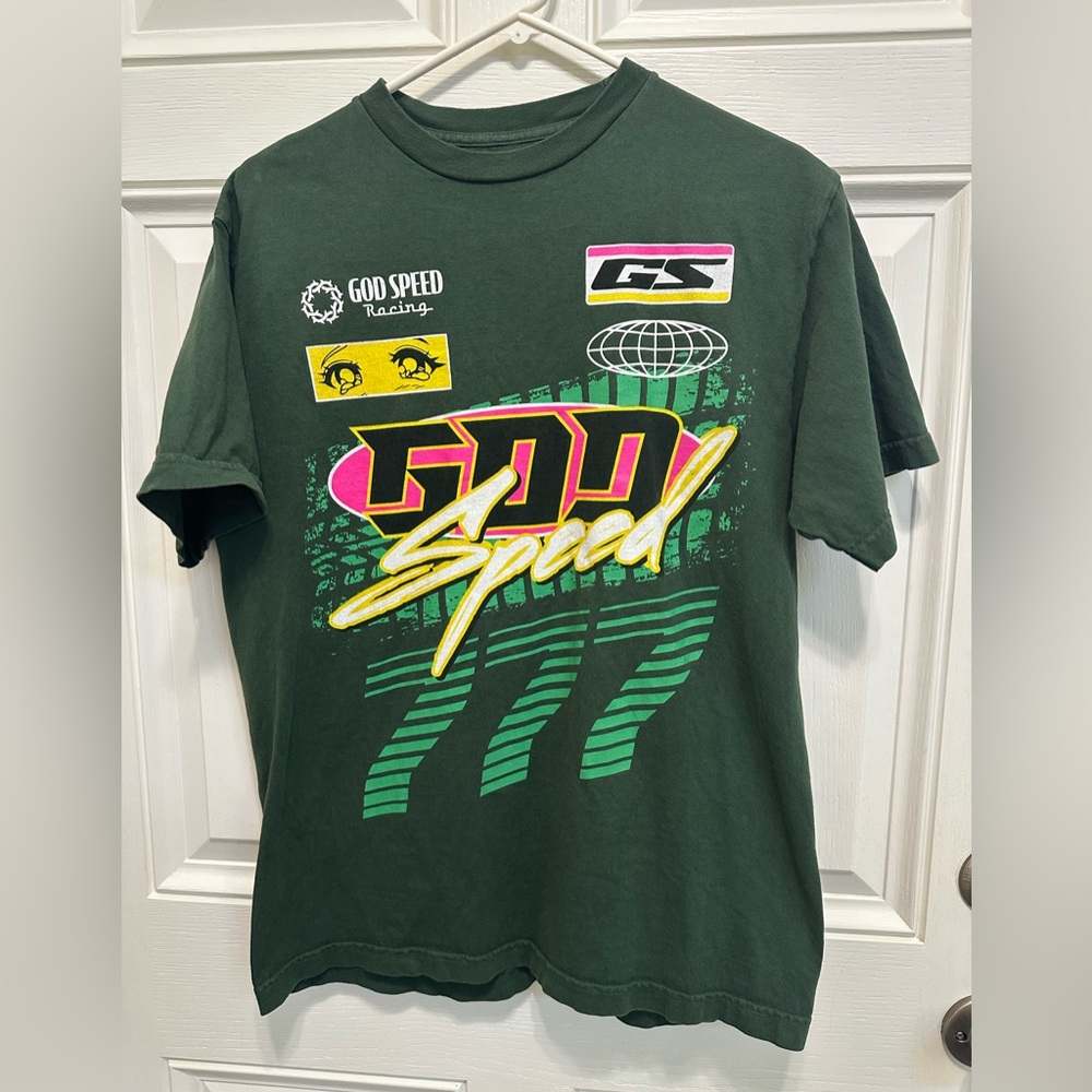 MNML Dark Green Graphic Tee